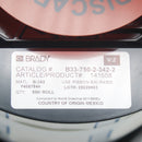 Brady B33-750-2-342-2 Single Side Polyolefin Shrinkable White Wire Sleeve Labels