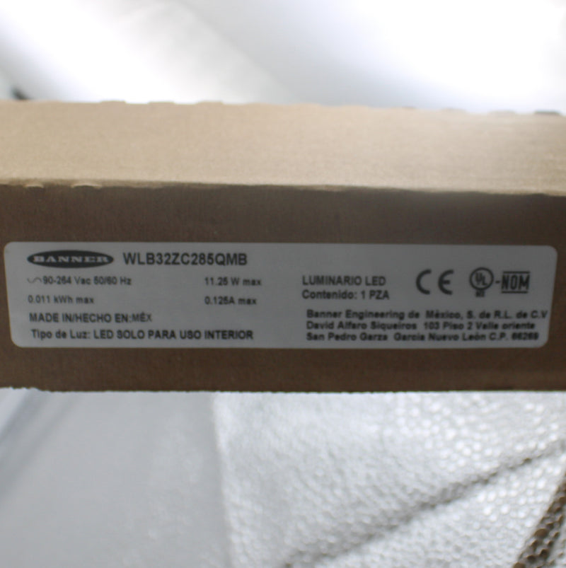 Banner Engineering WLB32ZC285QMB No Switch Work Light Bar