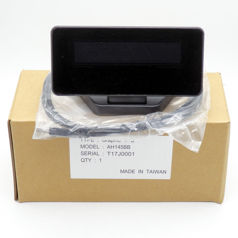 Futaba AH145BB 160 x 36 Black Housing USB Graphic VFD Display Module