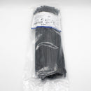 100 Pack of Thomas & Betts TY300-50X-100 50lb 12" UV Black Nylon Cable Ties