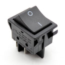 ZF Electronics WRG32F2FBBNN 16A 250VAC DPST Non-Illuminated Rocker Switch