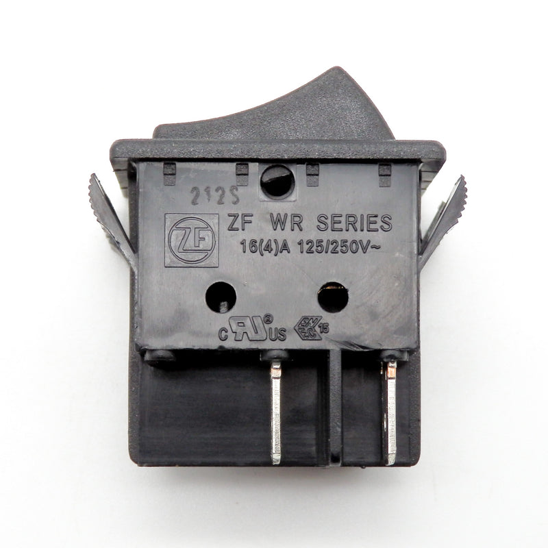 ZF Electronics WRG32F2FBBNN 16A 250VAC DPST Non-Illuminated Rocker Swi ...