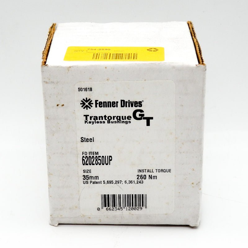 Fenner Drives 6202850UP 35mm 260Nm Trantorque GT Keyless Locking Bush