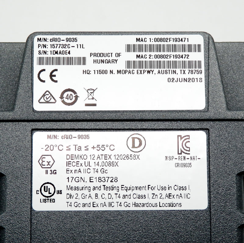 National Instruments 783848-01 cRIO-9035 CompactRIO Controller