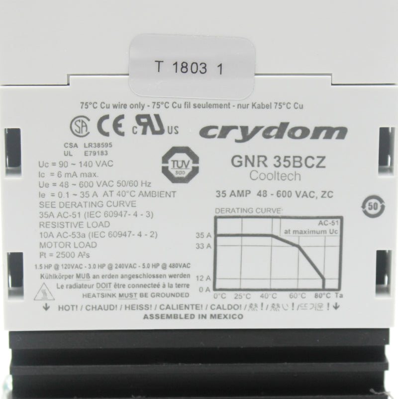 Sensata-Crydom GNR35BCZ SPST-NO 35A 48-600V Solid State Relay