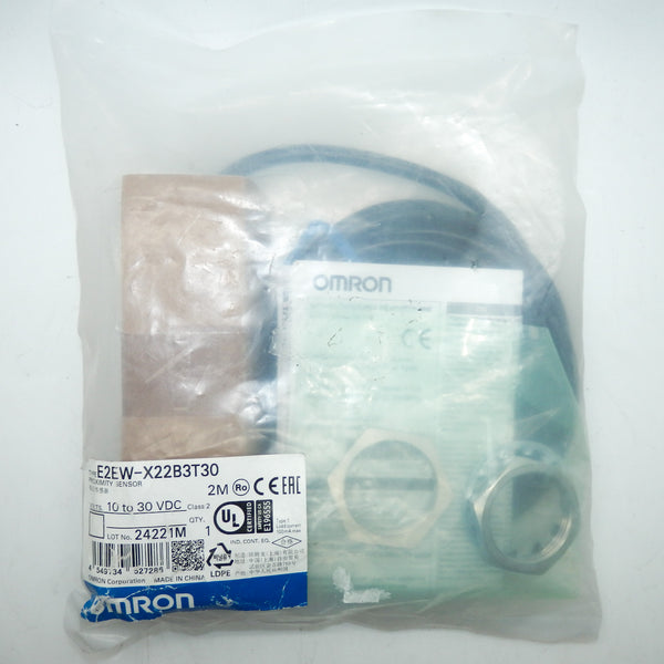 Omron Automation E2EW-X22B3T30 5M Inductive Proximity Sensor