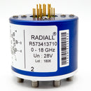 Radiall R573413710 28VDC 18GHz SP7T Through Hole Coaxial Switch
