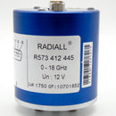 Radiall R573412445 12VDC 18GHz SP4T 50Ohms Coaxial Switch