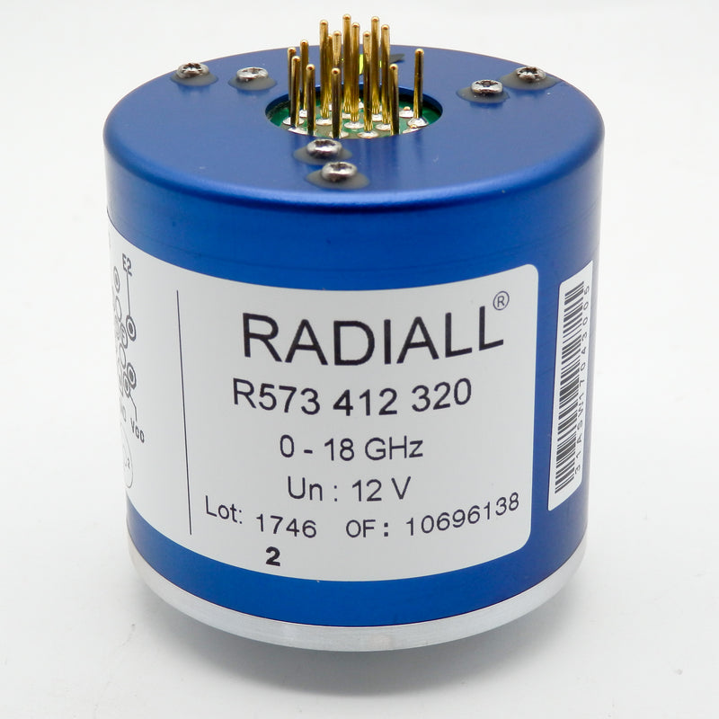 Radial Switch Radiall R573412320 12VDC 18GHz SP3T Coaxial Switch – Primelec