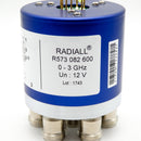 Radiall R573082600 12VDC 3GHz SP6T Reflective Coaxial Switch