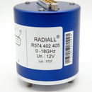 Radiall R574402405 12VDC 18GHz SP4T Coaxial Switch