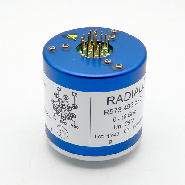Radiall R573493320 28VDC 18GHz SP3T Coaxial Switch