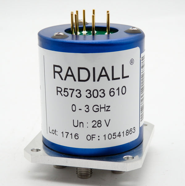 Radiall R573303610 28VDC 3GHz SP6T Coaxial Switch