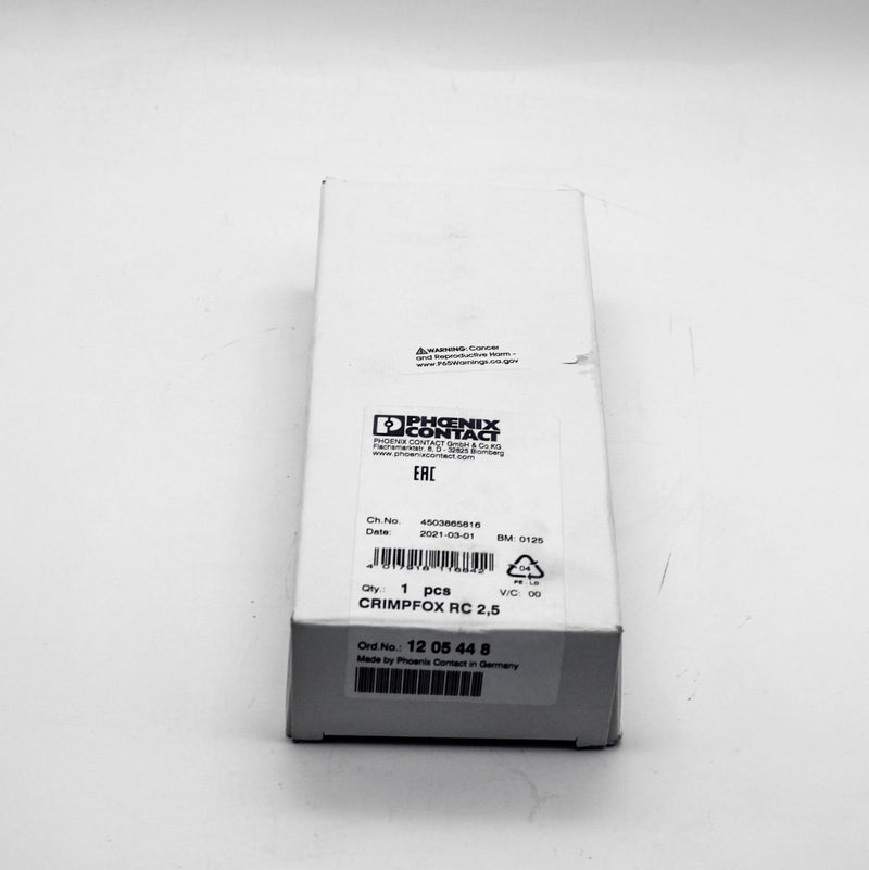 Phoenix Contact 1205448 0.14mm to 2.5mm Crimping Pliers With Positioner