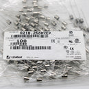 100 Pack of Littelfuse Inc. 0218.250MXEP250V Glass 5mm x 20mm Fuse Cartridge