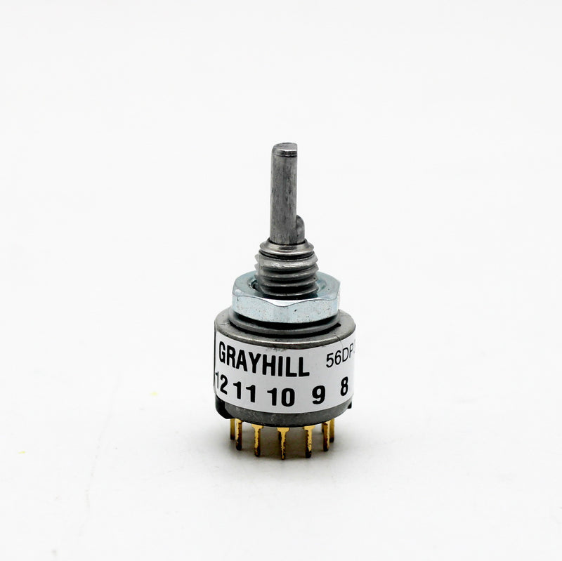 Grayhill Inc. 56DP30-01-1-AJN SP12T 115VAC 2-12 Position Rotary Switch