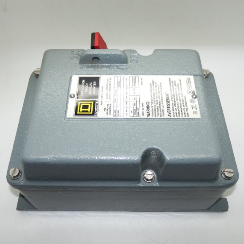Square D 2510MCR3 3P 600VAC Manual Starter
