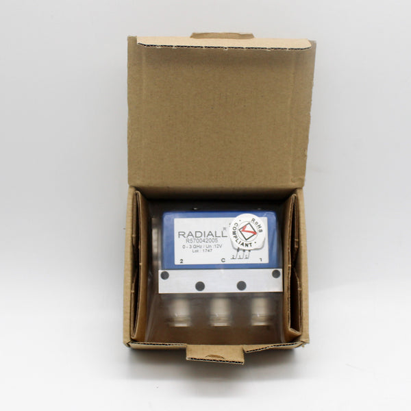 Radiall USA R570042005 SPDT 50Ohm IC General Purpose RF Switch