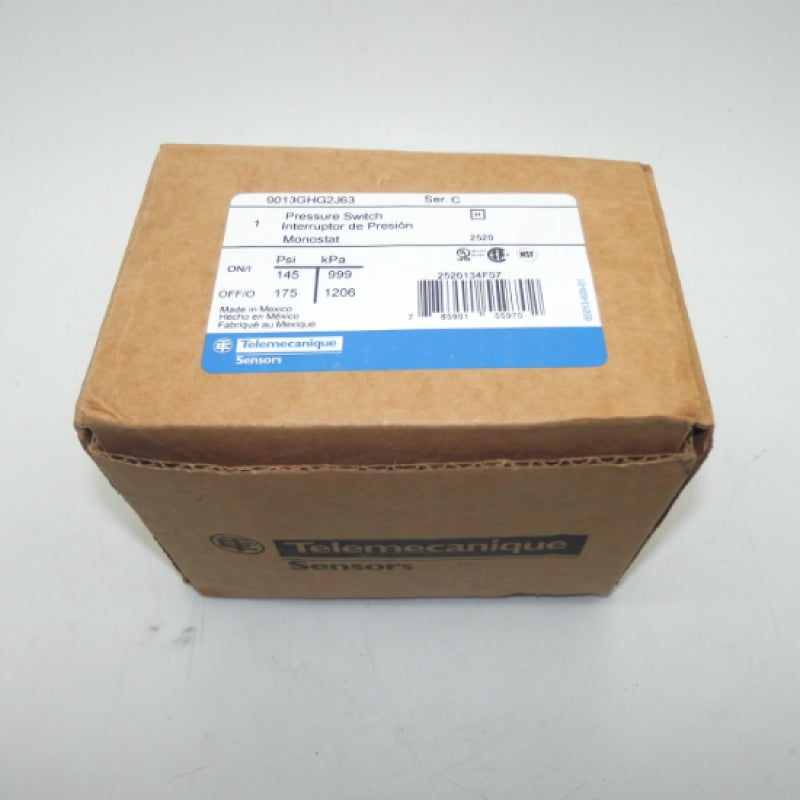 Telemecanique Sensors 9013GHG2J63 Pressure Switch – Primelec