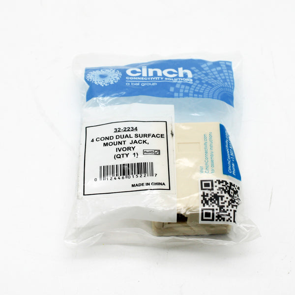 Cinch Connectivity Solutions 32-2234 Dual Surface Mount Jack