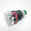 Eaton HT8GVGV7 HT800 Series Push-to-Start Green Illuminated Pushbutton