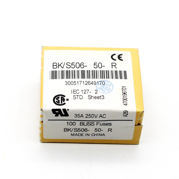 Pack of 100 Eaton Electronics 250V 5mm x 20mm Glass Fuse Cartridge