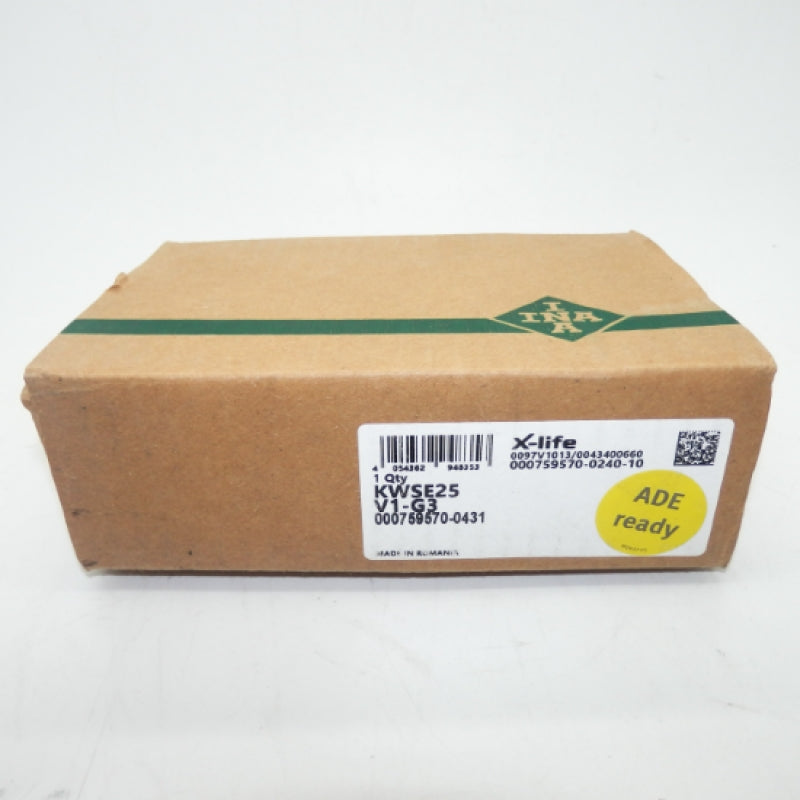 INA Bearings KWSE25-V1-G3 6 Row Linear Ball Bearing