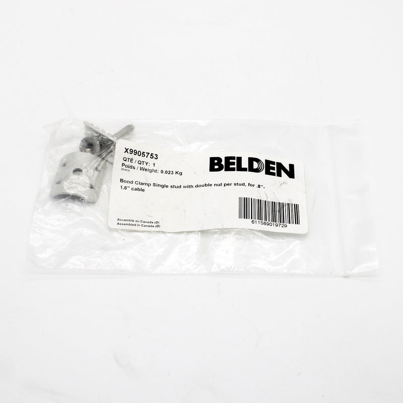 Belden Inc. X9905753 Bond Clamp Single Stud with Double Nut Per Stud