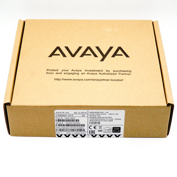 NEW SEALED Avaya J129 3PCC IP Phone J129D02A-1015 700513639