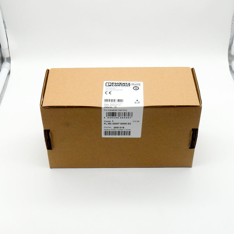 Phoenix Contact 2891318 DIN Rail SC Duplex 12-48V F0 Converter