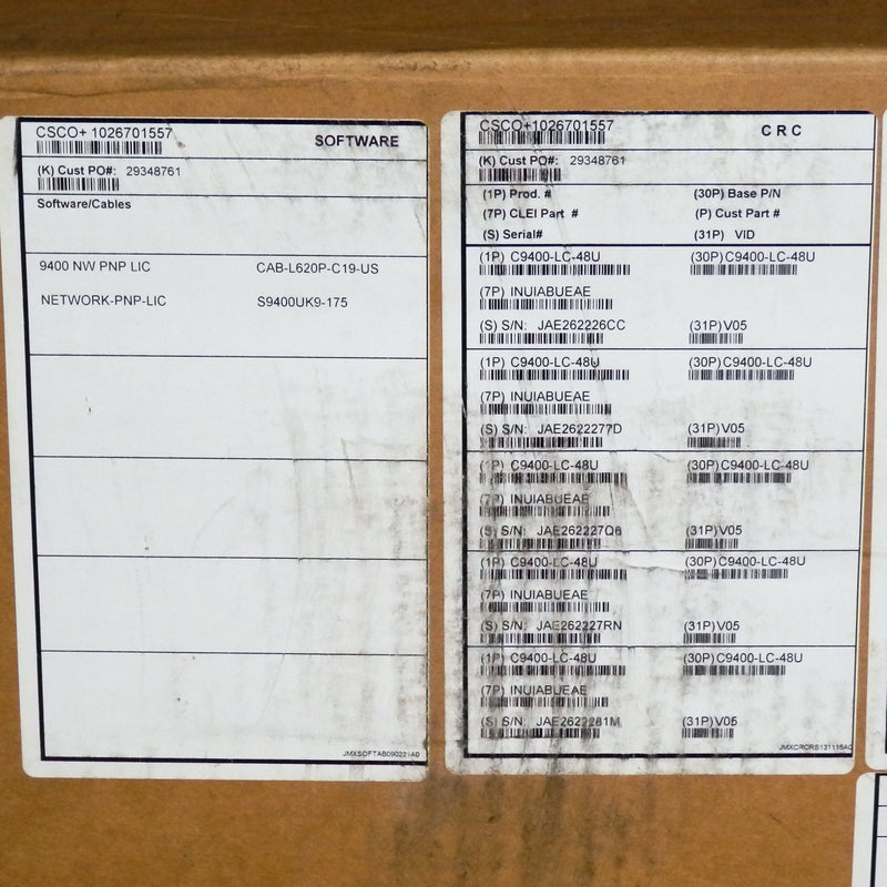 Cisco C9410R-96U-BNDL-A INM3400BRA Catalyst 9400 Series Switch
