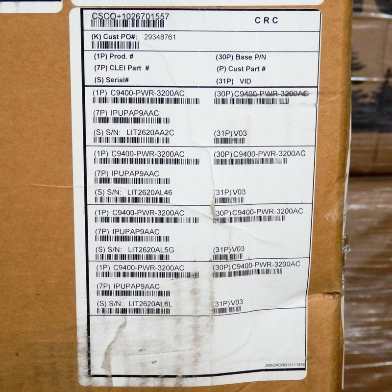 Cisco C9410R-96U-BNDL-A INM3400BRA Catalyst 9400 Series Switch