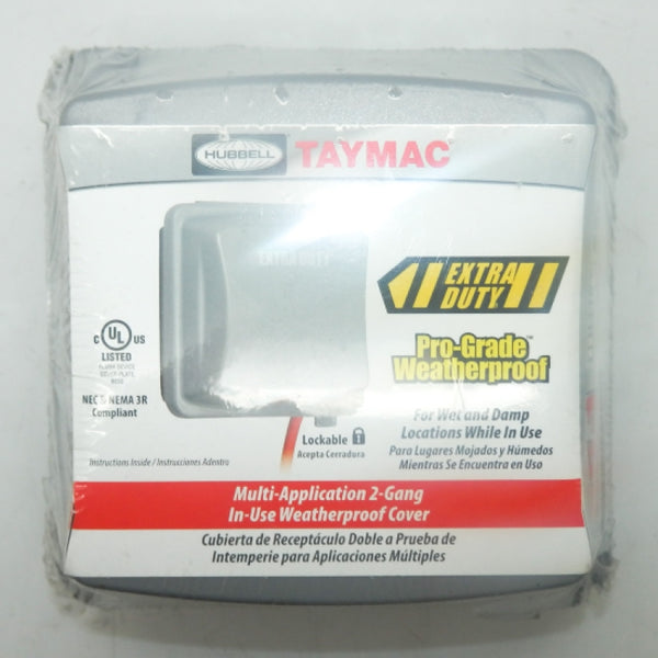 Hubbell Taymac MM2420G 2-Gang Extra Duty 55-in-1 Weatherproof Cover