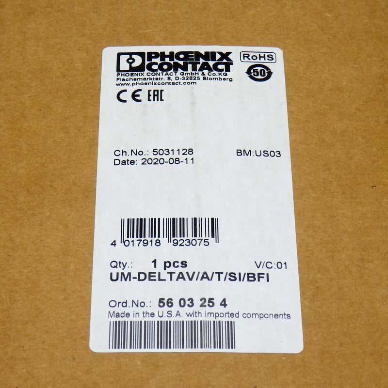 Phoenix Contact 5603254 16 Position Male Terminal Block Interface Module