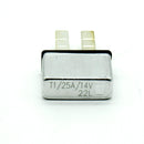 Littelfuse 0UCB025.X 25A AC 12VDC Automatic Reset Circuit Breaker