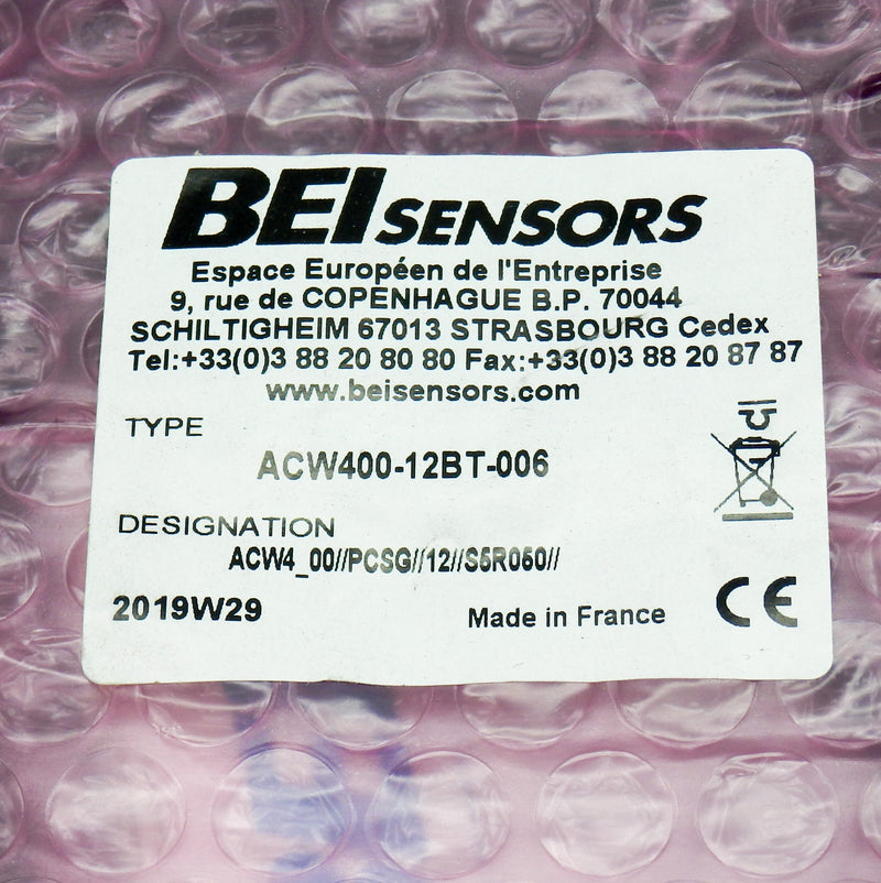 Sensata - BEI Sensors ACW400-12BT-006 5V-30V 5M Absolute Radial Cable Sensor