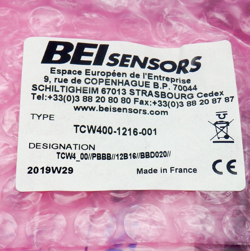 Sensata - BEI Sensors TCW400-1216-001 Absolute Rotary Encoder Cable