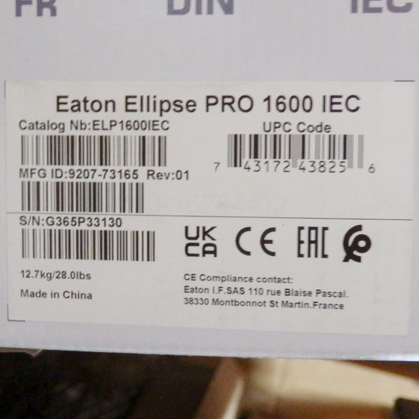 Eaton ELP1600IEC Ellipse PRO 1600 IEC UPS