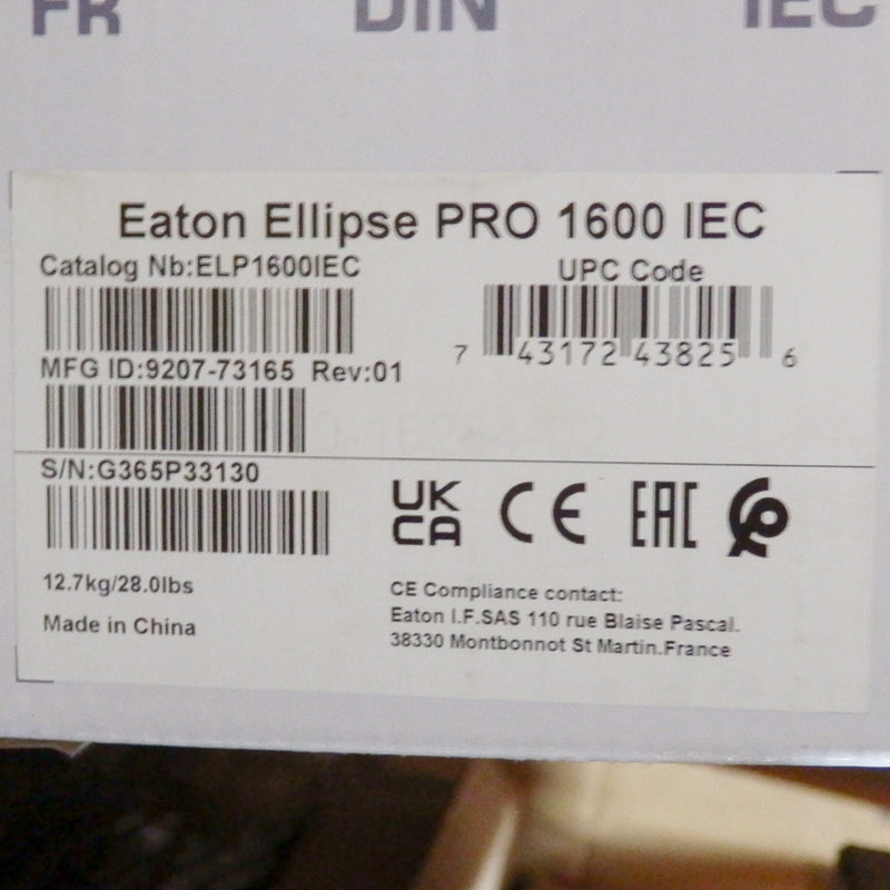 Eaton ELP1600IEC Ellipse PRO 1600 IEC UPS