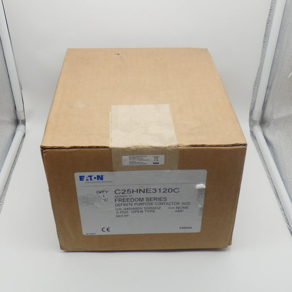 Eaton Electronics C25HNE3120C 200A 240V Electromechanical DP Contactor