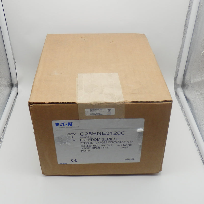 Eaton Electronics C25HNE3120C 200A 240V Electromechanical DP Contactor