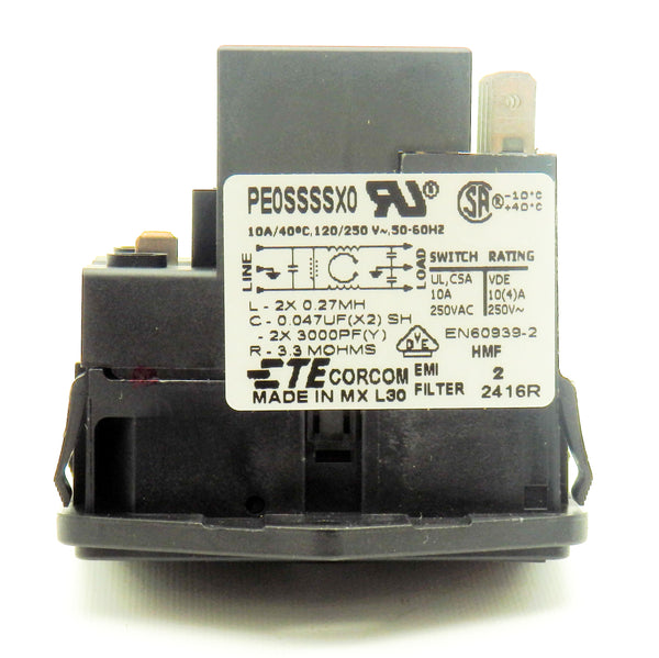 TE Connectivity PE0SSSSX0 Male Bladed Power Entry Connector Receptacle Module