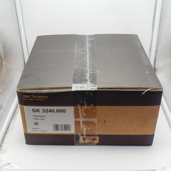 Rittal SK 3240.600 4.27CFM 10"x10" 230VAC Fiber Mat Filter Fan