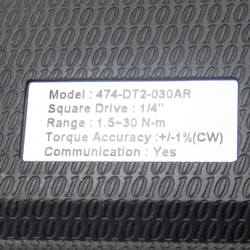 ASG 474-DT2-030AR 1/2" Square Drive Ratchet Digital Torque Wrench