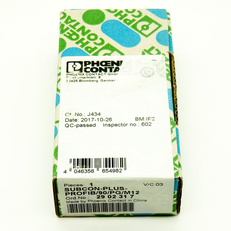 Phoenix Contact 2902317 9 Contact Straight Plug D-Sub Connector