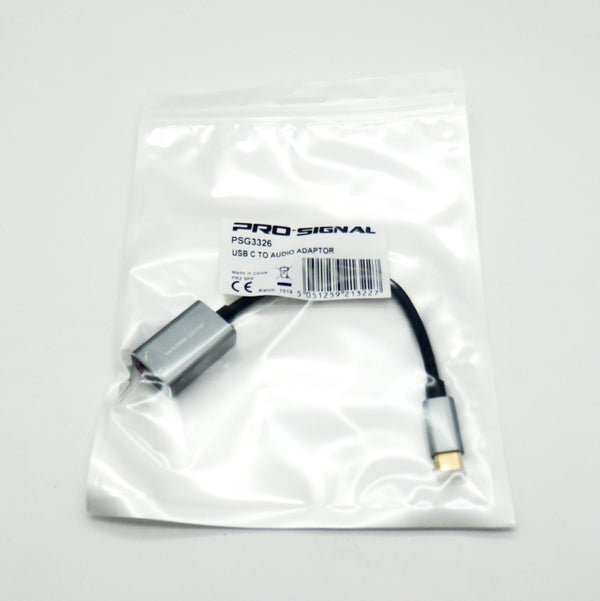 Pro Signal PSG3326 2 Port USB C To Audio Adapter