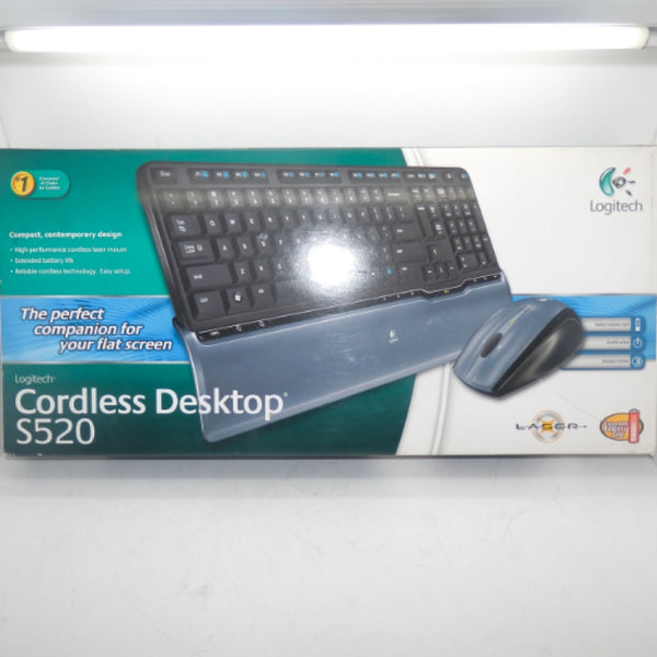 Logitech S520 Cordless Desktop Keyboard & Laser Mouse