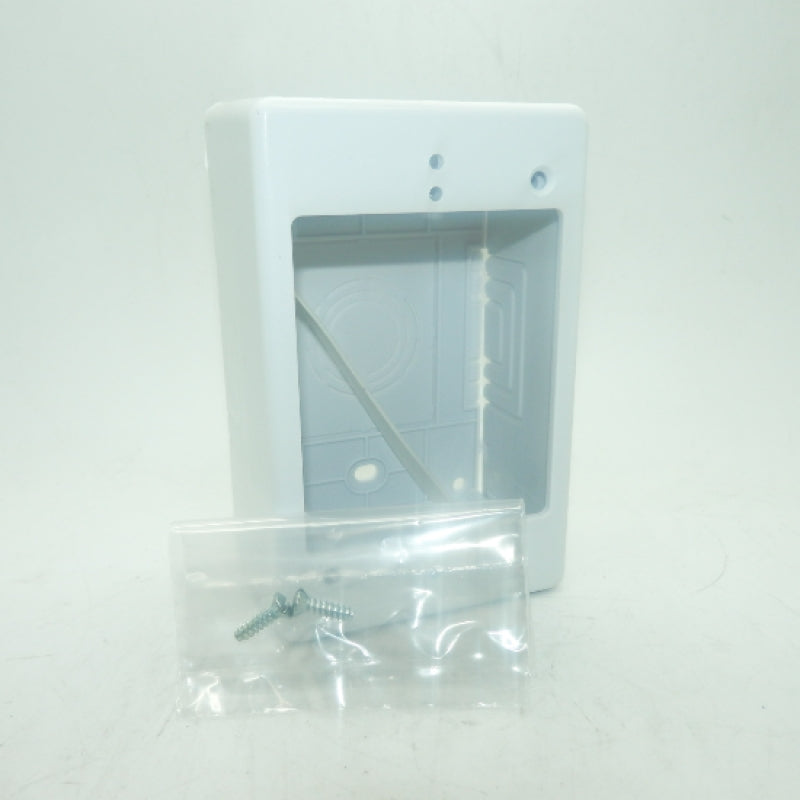 HellermannTyton TSRW-JB2 2" Deep White PVC Single Gang Junction Box