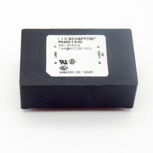 Schaffner FN402-1.6-02 1.6A 250VAC 50/60HZ Power Line Filter