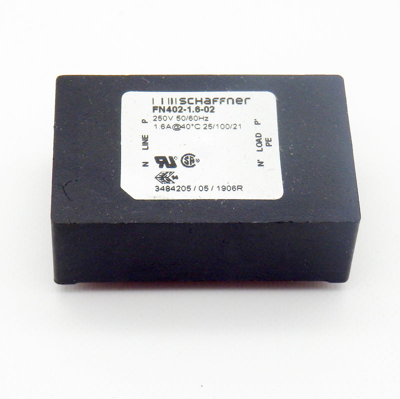 Schaffner FN402-1.6-02 1.6A 250VAC 50/60HZ Power Line Filter